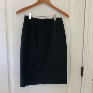 Brooks brother navy blue pencil skirt
